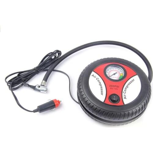 Auto Car Air pump 260 PSI DC 12V Electric Air Compressor Tire Inflator Car Auto Inflatable Pump Motorcycles Car accessories