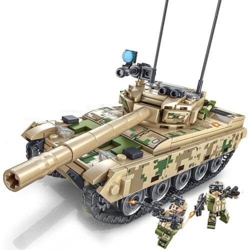 Sembo Blocks Kids Building Bricks Boys Toys Puzzle VT-4 Tank Model Military Gift 105562 no box