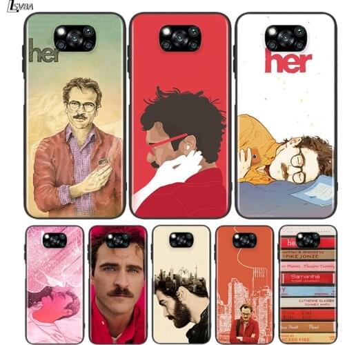 Black Cover Movie 2013 HER for Xiaomi Mi Mix 3 A3 A2 A1 Poco M3 M2 C3 X3 X2 NFC F2 F1 CC9 CC9E Pro Phone Case