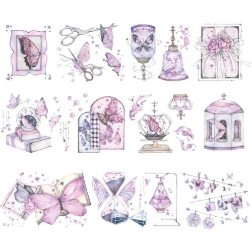 3cm*5M Washi Tape Butterfly Special Oil Bullet Journal Supplies Diy Decorative Sticker