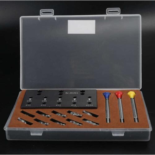 For watch storage watch case Watch Hand Install Setting Tools with Replaceable Tips Professional Watch Hand Fitting Set Kit