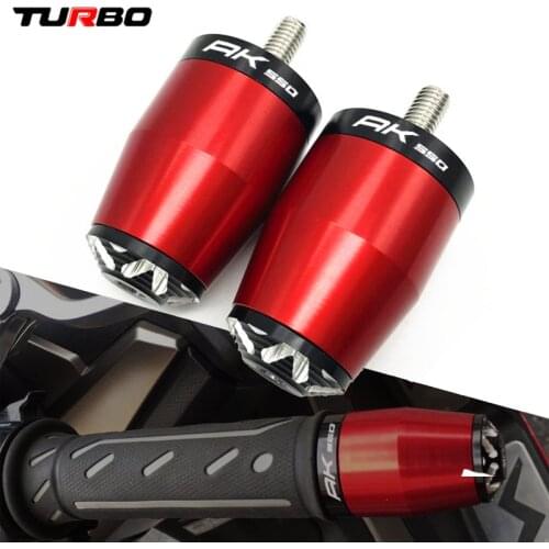 For KYMCO AK 550 AK550 2017-2020 2018 Accessories Motorcycle CNC Handlebar Grips Handle Bar Ends plug Anti Vibration