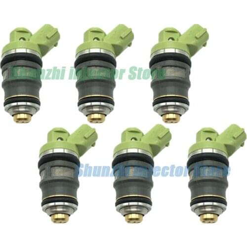 6pcs Fuel Injector Nozzle For Toyota 2RZ 1RZ RZF80 RZF85 HIACE VAN RZH103 Oem 23250-75060 2325075060 2320975060 23209-75060