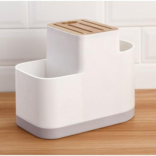 Multifunction Cutlery Drainer and Organizer Kitchen Utensils Holder Caddy for Knife Chopsticks Fork Spoon Scissors