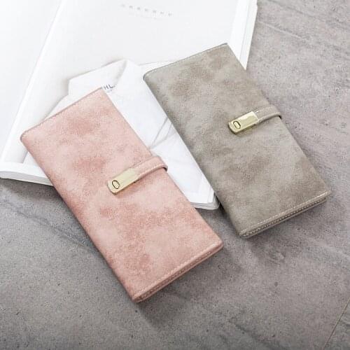Fashion Luxury Brand Women Wallets Matte Leather Wallet Female Coin Purse Wallet Women Card Holder Ultrathin Money Bag Small Bag