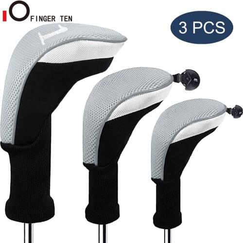 Wood Head Covers Golf Club Headcovers Long Interchangeable No.1 Driver Golf Wood Headcover Deluxe Outdoor Sports Golfer 1 Pc