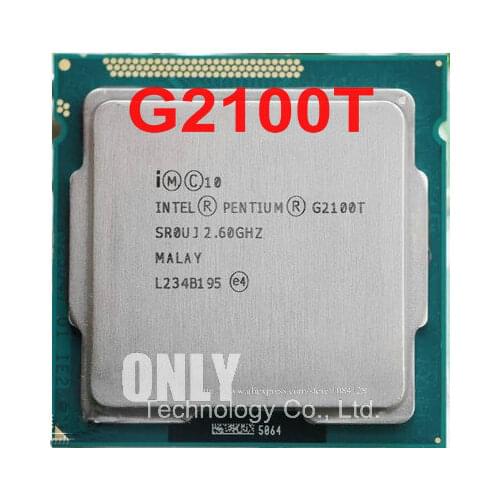 Original Intel Pentium Dual core G2100t 2.6GHz 3MB 35w LGA 1155 Desktop cpu processor Free Shipping scattered pieces