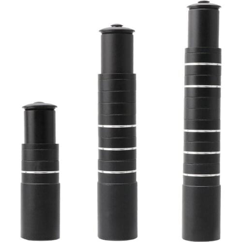 115/180/210mm Mountain Bike Bicycle Stem Riser Handlebar Bicycle Riser Adapter Fork Stem Height Extender Aluminum Alloy 28.6mm