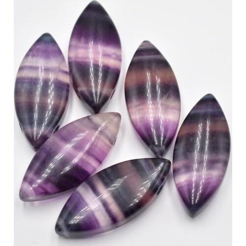 2021 New Fashion good quality natural Purple fluorite stone horse eye pendants jewelry Accessories 6pcs/lot Wholesale free