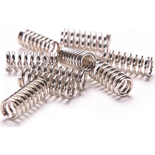 Strong Spring For 3D Printer Parts Extruder Heated Bed Ultimaker Makerbot Wade 3D Printer Accessory 1.2mm Wire Spring 10PCS 20mm