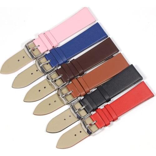 Watchbands Genuine Leather Watch Band straps 12mm 14mm 16mm 18mm 20mm 22mm Watch accessories Women Men Brown Black Belt band