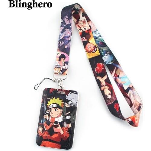 CB172 Neck Strap Lanyard for Key ID Card Badge Holder Cartoon Anime Phone Neck Straps with Keychain Cosplay Accessory Gift