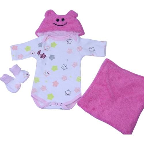 16-19 inch Doll Accessories boy girl doll dress clothing for bebe reborn silicone baby doll toys gift