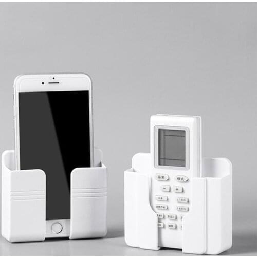 Mobile Phone Storage Rack Wall Mounted Organizer Remote Storage Multifunctional Shelf Accessories Organizador Wall Shelf Racks