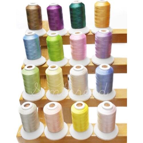 SPRING COLORS Embroidery Machine Thread 16 Spools Free Ship