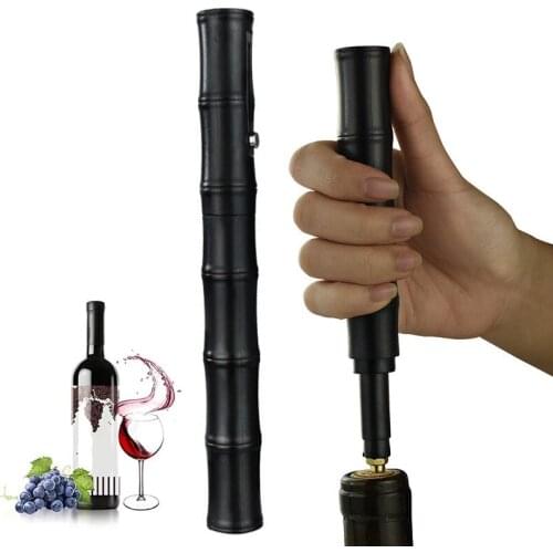 Air Pump Wine Bottle Opener Air Pressure Vacuum Red Wine Stopper Beer Lid Opener Corkscrew Corks Out Tool Stainless Steel New