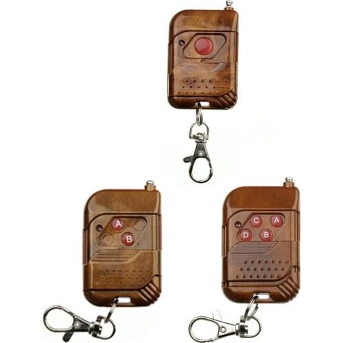 Xuanlongyuan 1 2 4 CH RF mahogany Transmitter 1CH 2CH 4CH RF Wireless Remote Control ,315/433.92 MHZ,PT2264 /lamp/ Garage Door