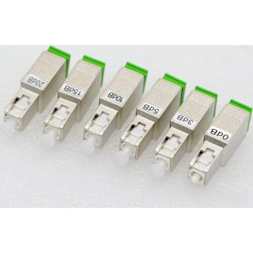 1PCS New SC/APC Female -SC/UPC Male 1~20dB Fixed Fiber Attenuator Fiber Optic Adapter Connector Coupler Flange Free Shipping