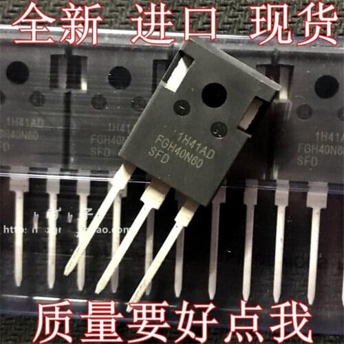 10pcs 2021+ FGH40N60SFD FGH40N60 TO-247 40N60 IGBT field effect tube 40A 600V 100% brand new original