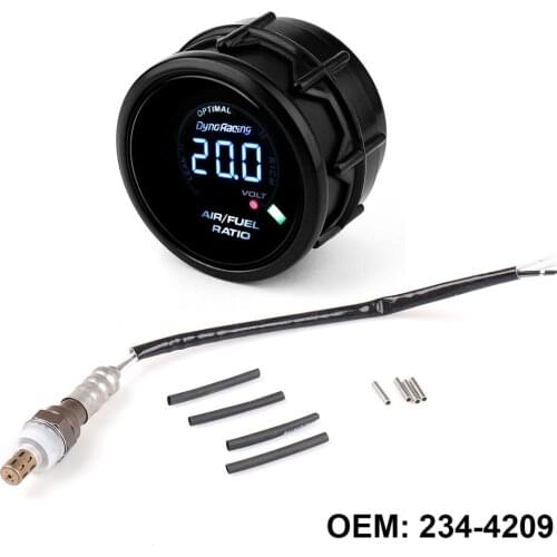 2'' 52mm Smoke Air Fuel Ratio Gauge Narrowband O2 Oxygen Sensor For Honda ACURA INTEGRA ASUNA OEM:234-4209