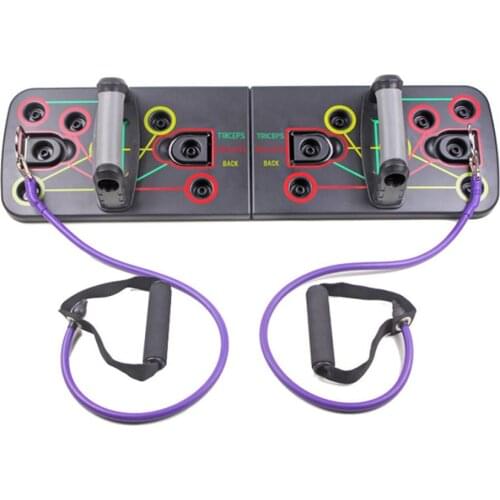 1 Set Push Up Rack Board 9 in 1 Body Building System Fitness Comprehensive Training Gym Drop Shipp Exercise