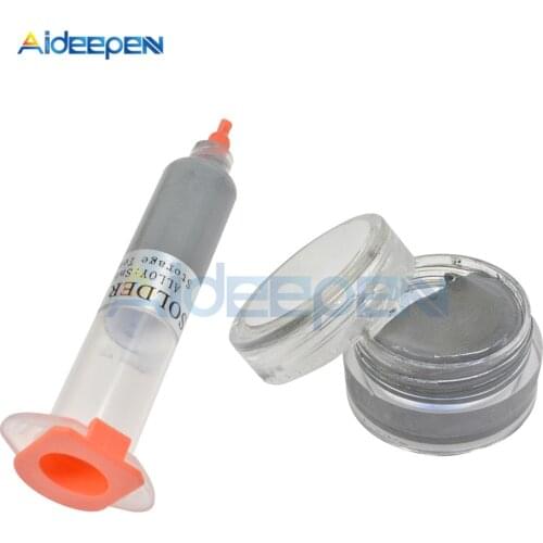 30G 50G Mechanic Solder Paste Sn63/Pb37 Solder Paste Flux Syringe Mobile Phone PCB Repair For Solder Iron Station Welding Fluxes