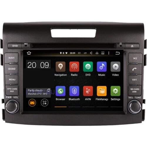 Android 9.0 Car Radio Stereo DVD BT WIFI Steering wheel multimedia Octa Core 4GB+32GB Car GPS Navigation For Honda CRV 2012-2016