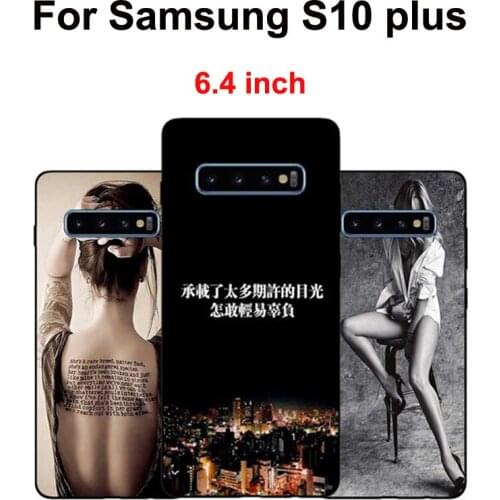 Phone case For Sasmsung Galaxy S10 plus Case S10plus beauty Silicone Soft Back Coque For Sasmsung S10+ protective Cover cases