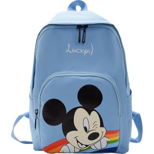 Disney mickey mouse cartoon childrens handbags schoolbags for boys and girls kindergarten Mickey backpack