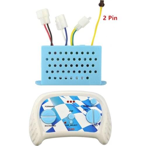 Childrens electric car bluetooth remote control and 2.4G receiver with smooth start function 12V rc transmitter and controlle