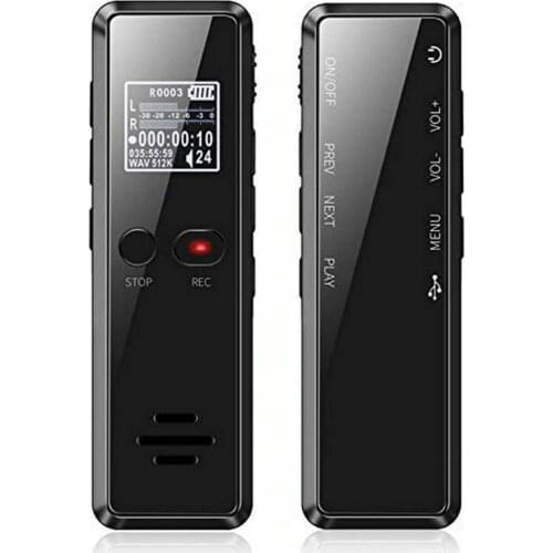 Vandlion V90 Dictaphone Professional Digital Voice Recorder Long Time Hidden Voice Activated Flac Lossless HIFI Mini MP3 Player