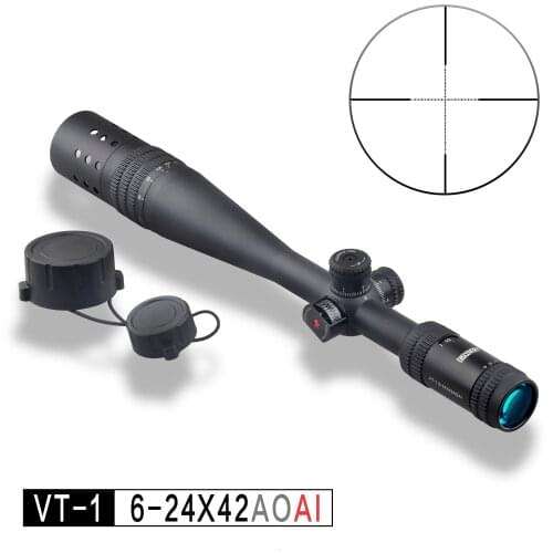 DISCOVERY OPTICS VT-1 6-24X42 AOAI Second Focal Plane High Recoil Army Soldier Hunter Player Using