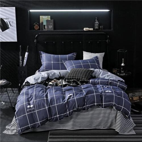 Twin Full Bedsheet Luxury Bedding Sets Duvet Cover Set King Size Bedding Set Queen blue Quilt Cover Pillowcase Bed Sheet Set