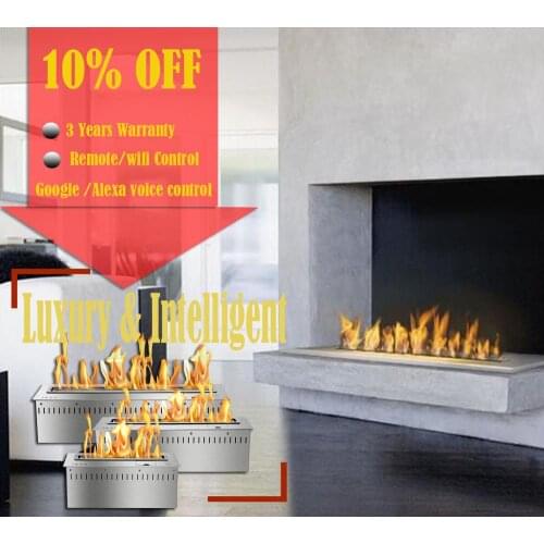 Inno-Fire 48 inch automatic fire bio ethanol fireplace insert