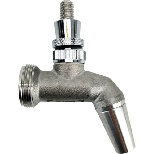 NUKATAP (Updated by intertap) SS TAP ONLY (STAINLESS STEEL) beer tap (free plastic handle included)