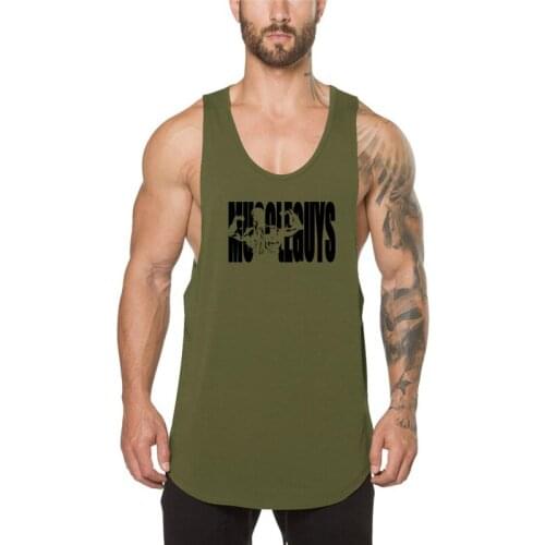 Brand Gyms Tank Top Men Clothing Brand Singlets Canotte Bodybuilding Stringer Fitness Shirt Muscle Guys Sleeveless Vest