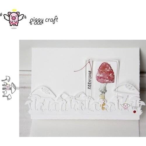 Piggy Craft metal cutting dies cut die mold Mushroom decoration Scrapbook paper craft album card punch knife art cutter die