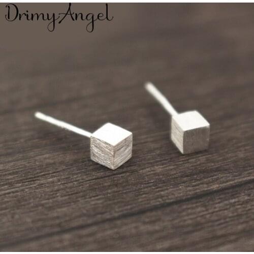 Fashion Luxury Cube Box Earring for Women Bridal Wedding Jewelry Girl Gift Brincos New Hot