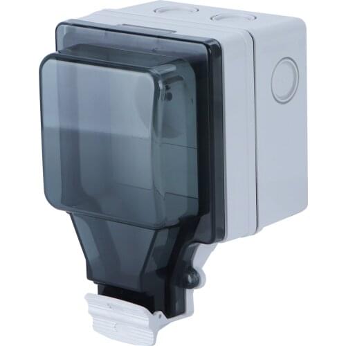 Outdoor Wall Switch Socket IP66 Weather&Dust Proof Power Outlet French standard