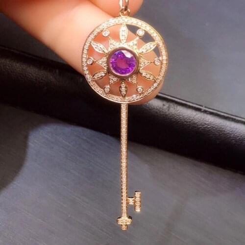 Sapphire Necklace Fine Jewelry Real 18K Gold AU750 100% Natural Color Change Sapphire 0.96ct Pendants for Women Necklace