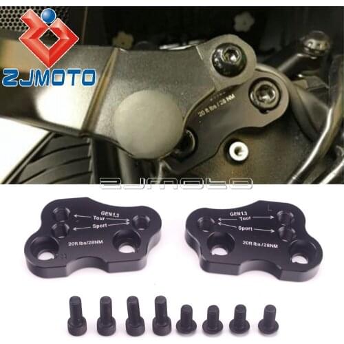 For Honda Goldwing GL1800 Motorcycle Handlebar Raising Pad Height Up Bar Clamp Adapter W/ Screws GL 1800 A/B/D/BD/DA 2018 2019