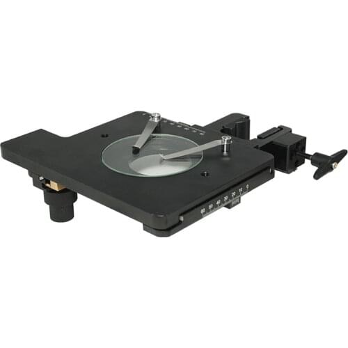 PT-180 XY Mobile Platform, Manual Translating Stage, Microscope Stage, Optical Table, Travel Range: 63mm x 51mm
