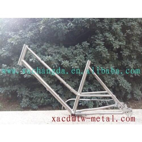Titanium mtb bike frame customized sliding and rohloff dropout titanium mtb bike frame 27.5er made in china