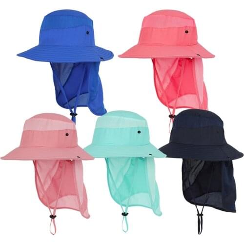 Summer SPF 50+ Kids Sun Hat Adjustable Baby Cap for Boys Travel Beach Swim Baby Girl Cap Kids Infant Accessories Children Hats
