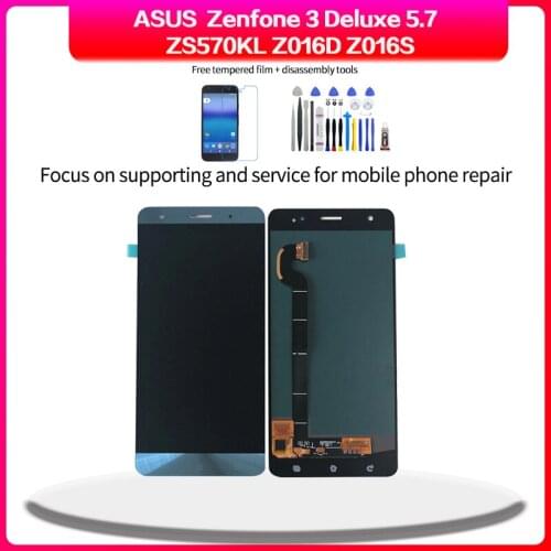 For Asus Zenfone 3 Deluxe 5.7 ZS570KL Z016D Z016S LCD Touch Screen Digitizer Assembly For Asus Z016S LCD Replacement With TOOLS