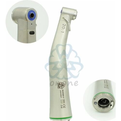 Dental Ti-Max X-SG20L 20:1 Reduction Implant Surgery Optic Fiber Contra Angle Low Speed Handpiece LED Light