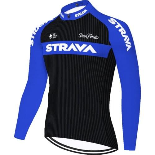 2021 STRAVA maillot manga larga ​summer spring quick dry long sleeve cycling jersey camiseta ciclismo masculino strava ciclismo