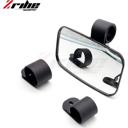 1pc Universal Adjustable Wide Clear Rear View Mirror For Yamaha Honda Suzuki UTV Off Road Snowmobiles new