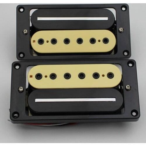 Inner Six Angle Hot Rail Five Line Pickup zebra Guitar Pickups(bridge&neck)