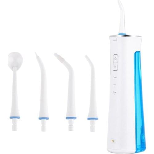 Water Flosser Cordless for Teeth 400ML Oral Irrigator Rechargeable for Home Travel Braces and Bridges Care